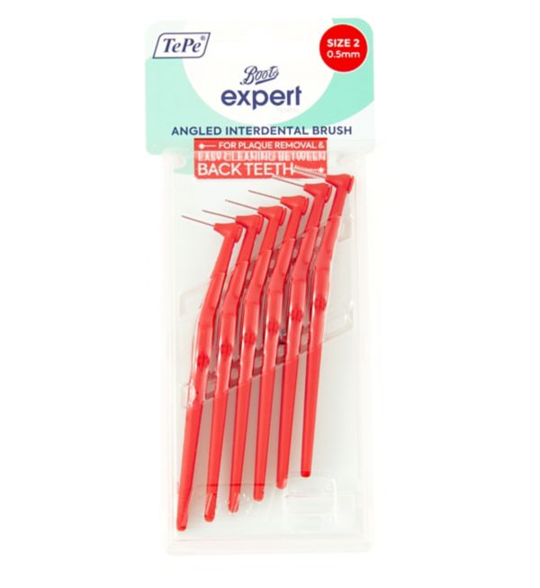 TEPE ANGLE INTERDENTAL BRUSH RED (6)
