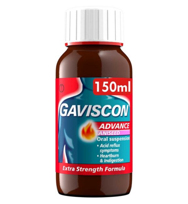 GAVISCON ADVANCE LIQUID ANISEED (150ML)