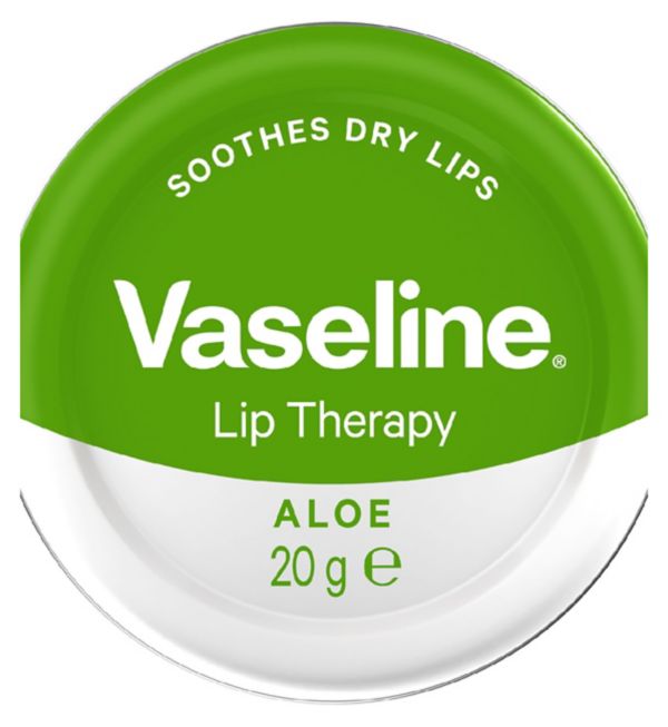 VASELINE LIP THERAPY TIN ALOE VERA (20G)