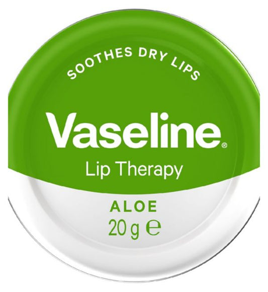 VASELINE LIP THERAPY TIN ALOE VERA (20G)