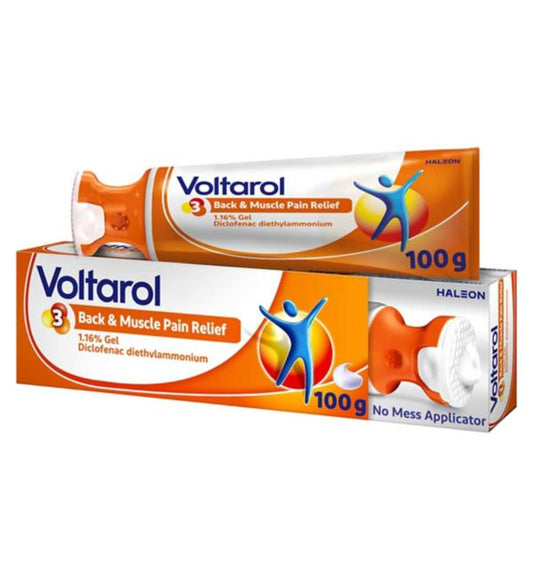 VOLTAROL BACK AND MUSCLE RELIEF NO MESS (100G)