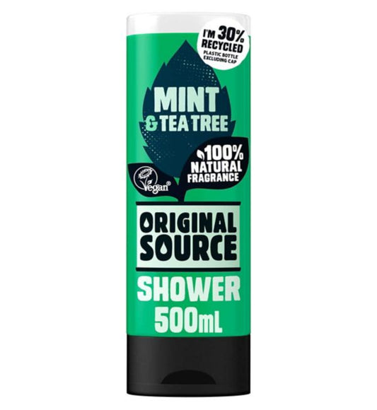 ORIGINAL SOURCE SHOWER GEL MINT&TEA TREE