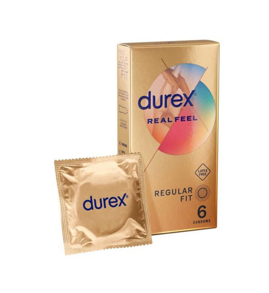 DUREX REAL FEEL CONDOMS (6)