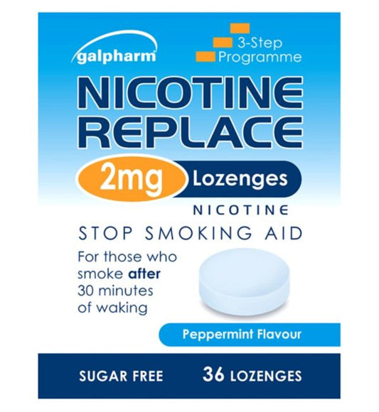 GALPHARM NRT LOZENGES 2MG (PACK OF 36)
