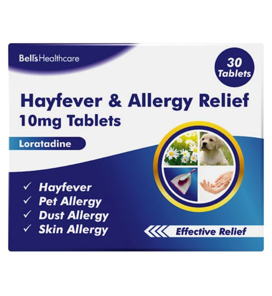 BELLS HAYFEVER RELIEF LORATADINE 10MG (PACK OF 30)