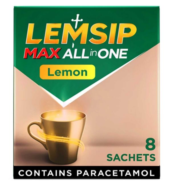 LEMSIP MAX ALL IN ONE SACHETS (PACK OF 8)
