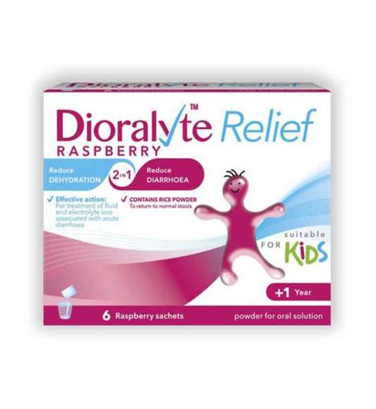 DIORALYTE RELIEF RASPBERRY SACHETS (PACK OF 6)