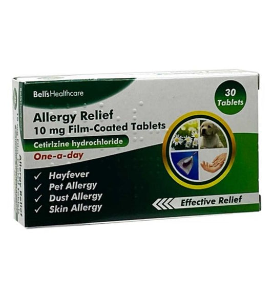 BELLS HAYFEVER RELIEF CETIRIZENE 10MG (PACK OF 14)