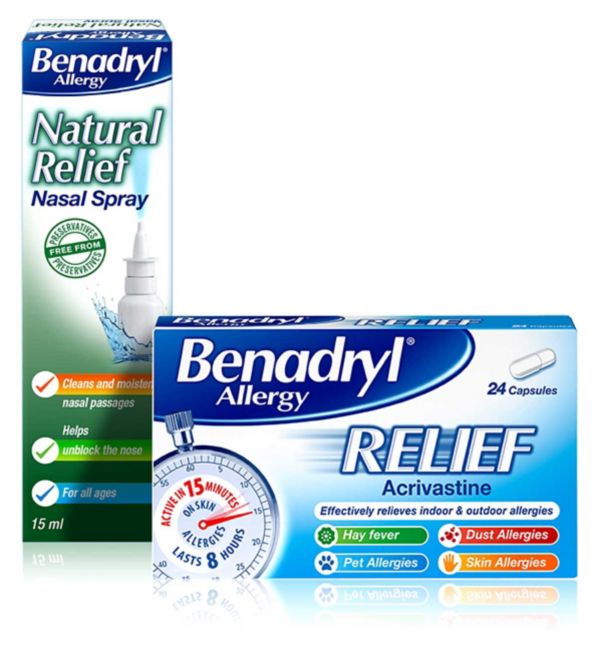 BENADRYL ALLERGY NATURAL RELIEF SPRAY