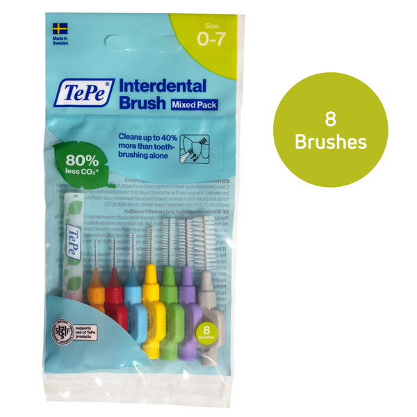 TEPE INTERDENTAL BRUSH MIXED PACK (PACK OF 6)