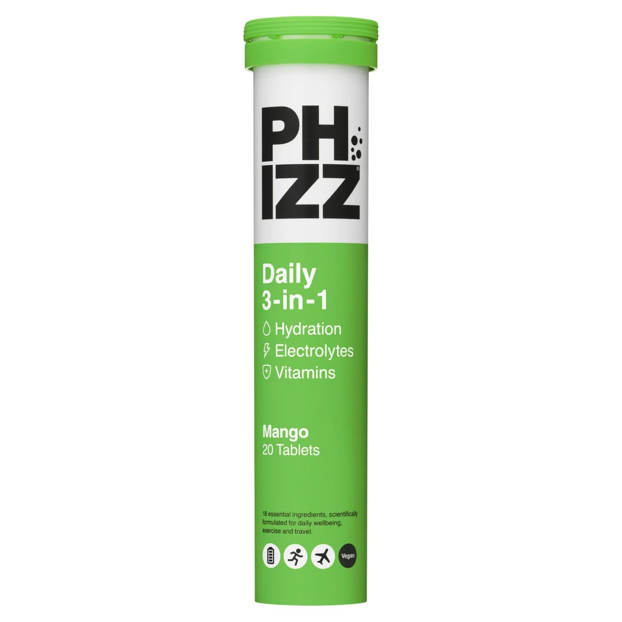 PHIZZ 3-IN-1 HYDRATE EFFERVESCENT MANGO