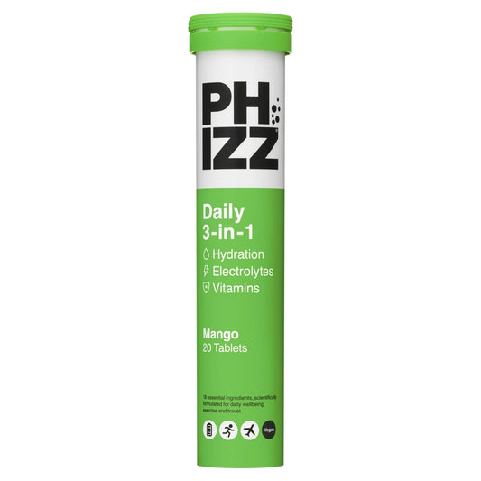PHIZZ 3-IN-1 HYDRATE EFFERVESCENT MANGO