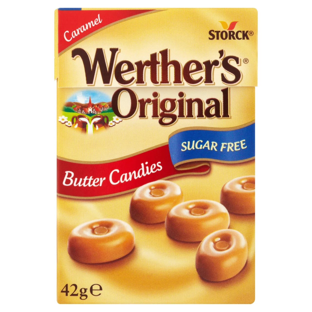 WERTHERS ORIGINAL SUGAR FREE (42G)