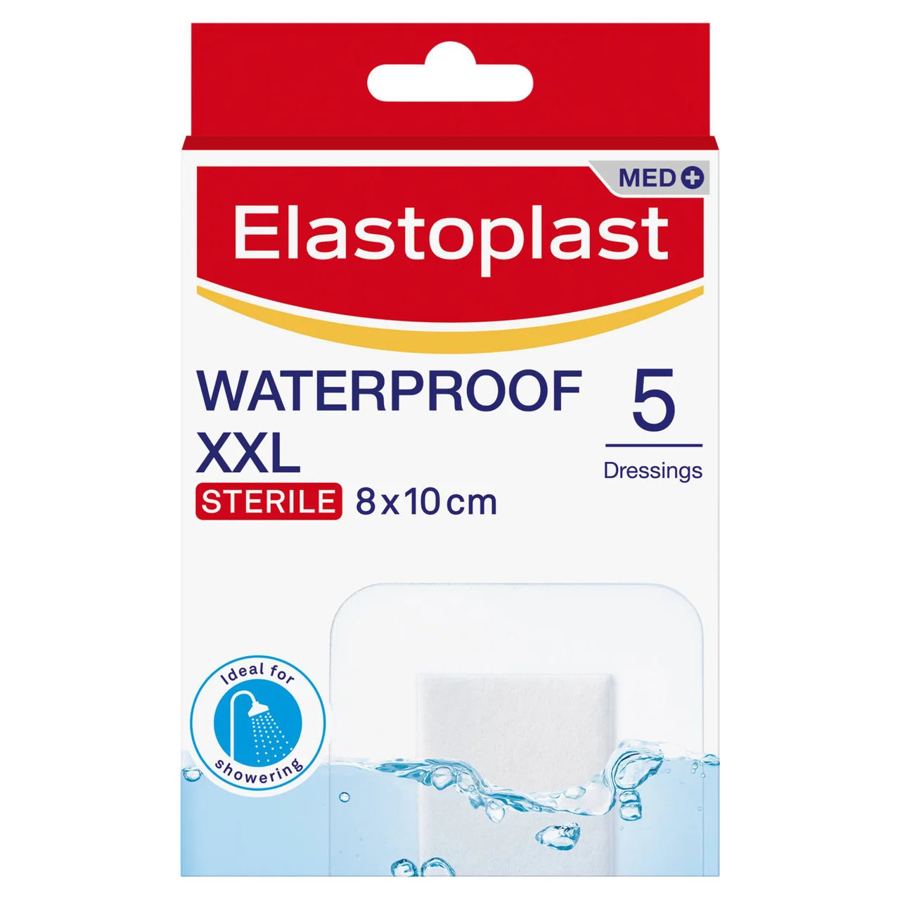 ELASTOPLAST AQUA DRESSINGS 8X10CM 5 XXL