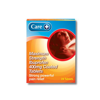 CARE IBUPROFEN TAB BP 400MG (24)