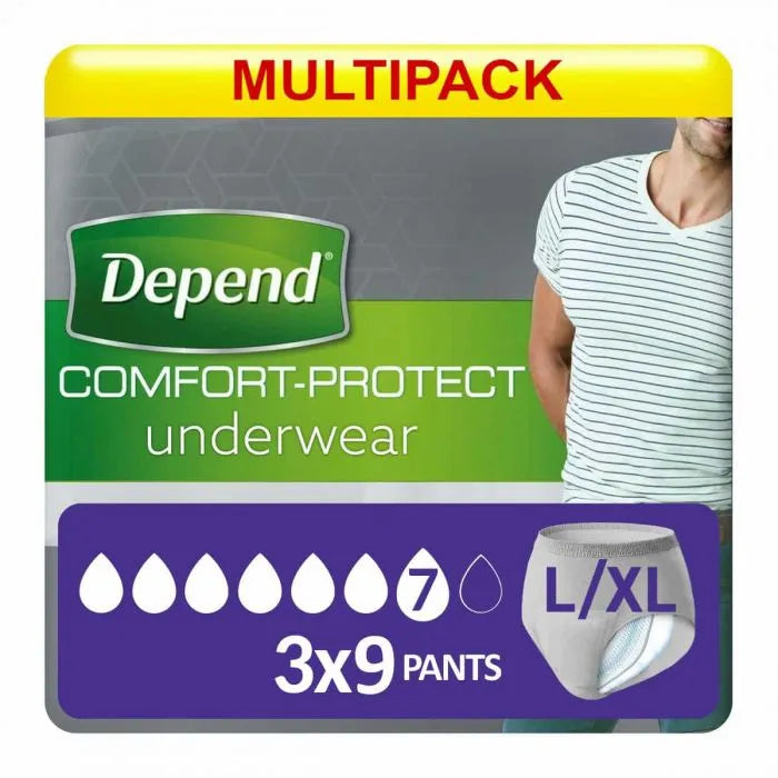DEPEND COMFORT PROTECT MALE XLGE