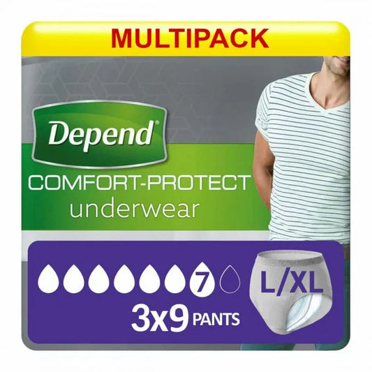 DEPEND COMFORT PROTECT MALE XLGE
