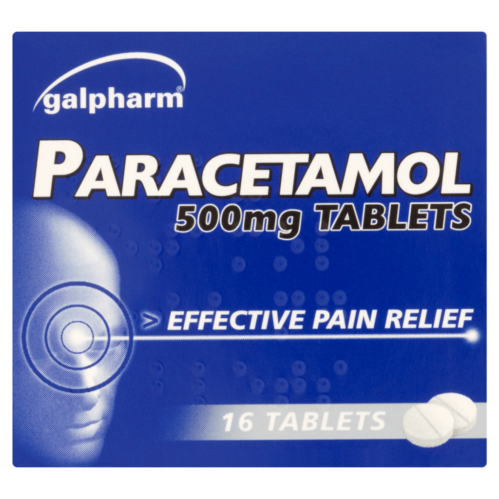 GALPHARM PARACETAMOL 500MG TABLETS (PACK OF 16)