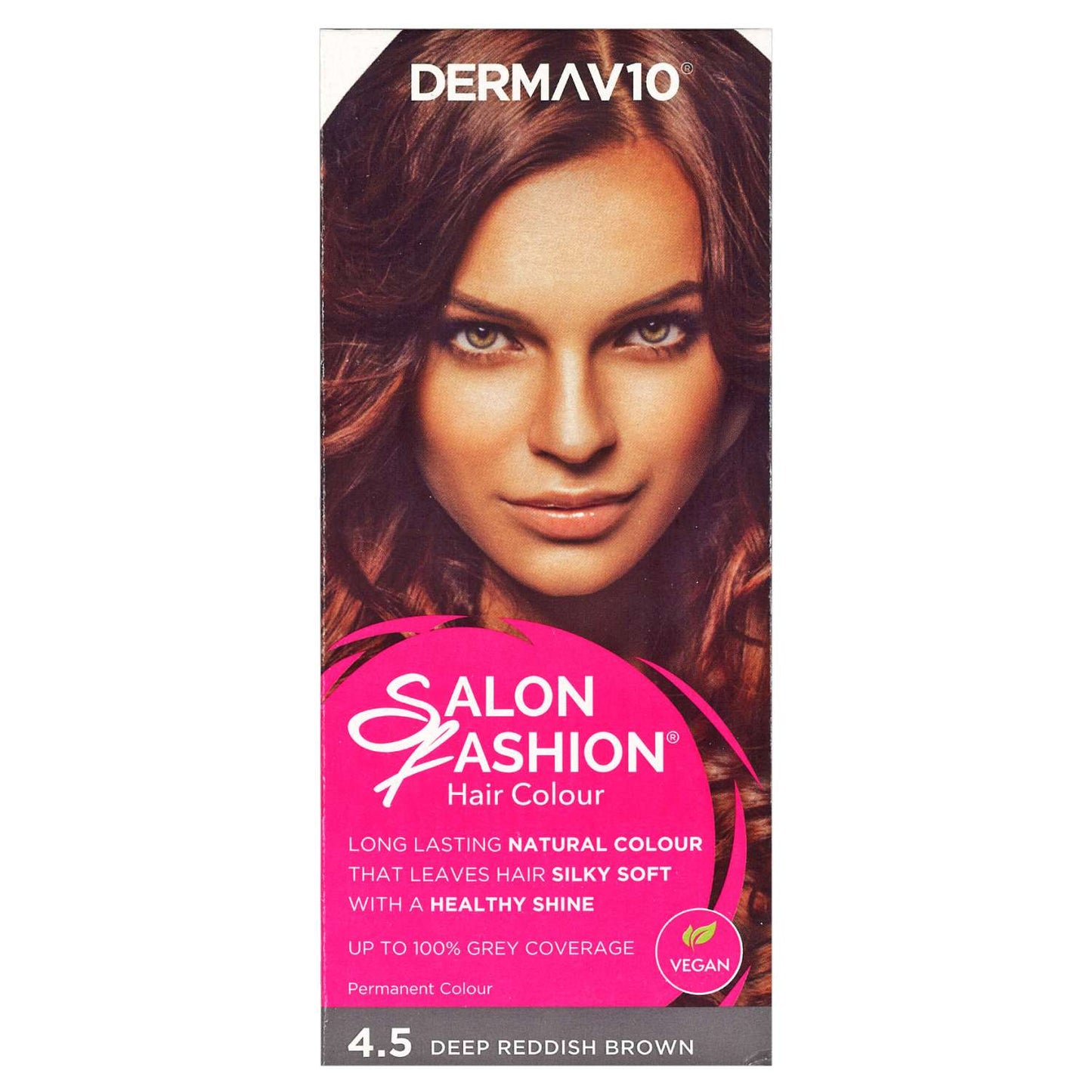 SALON FASHION HAIR COLOUR DEEP RED BROWN