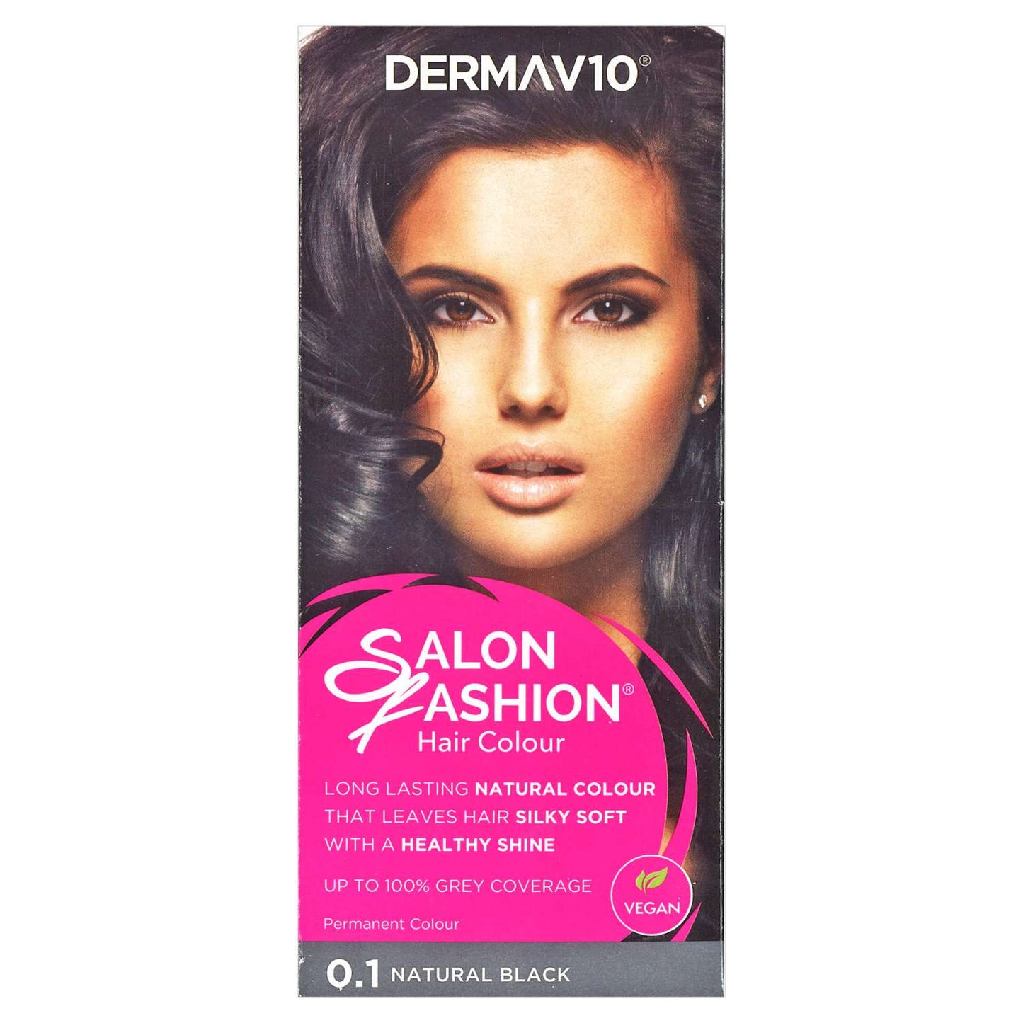 SALON FASHION HAIR COLOUR BLACK 0.1