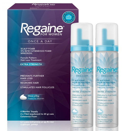 REGAINE FOR WOMEN ONCE A DAY FOAM TWIN (73MLX2)