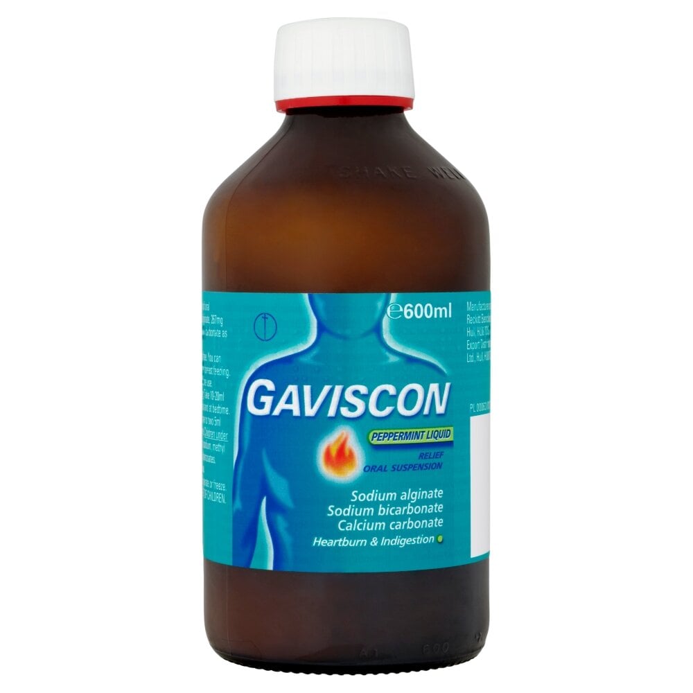 GAVISCON LIQUID PEPPERMINT (600ML)