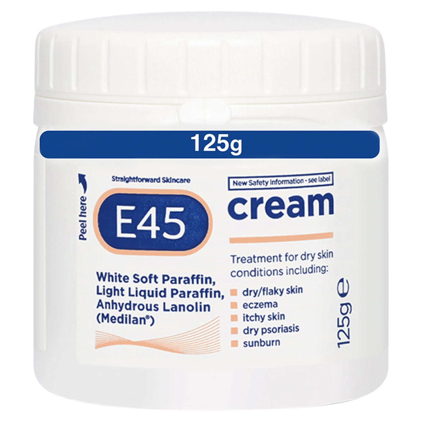 E45 CREAM TUB (125G)