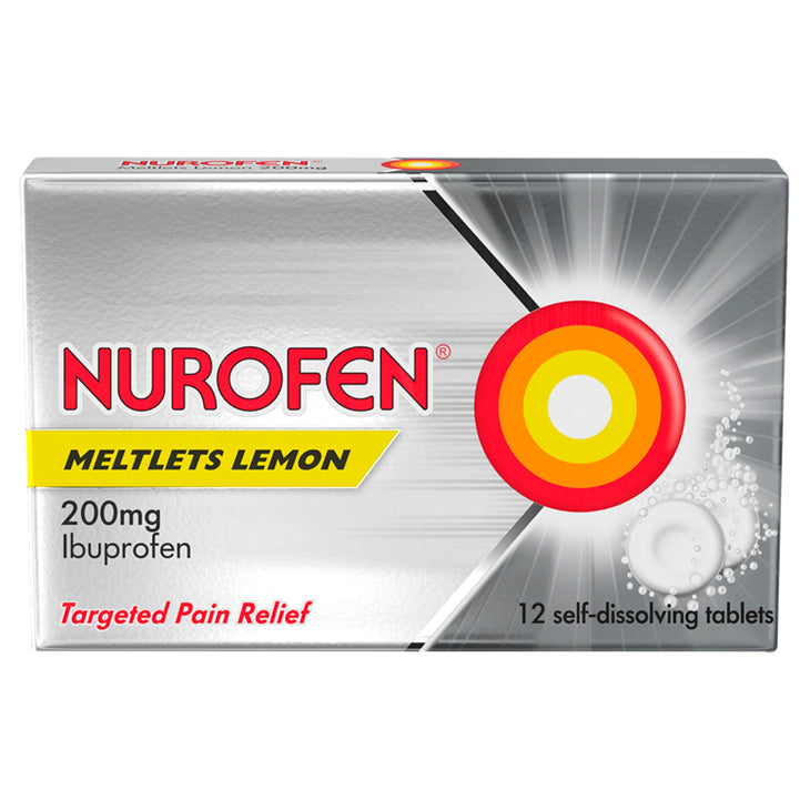 NUROFEN MELTLETS LEMON (PACK OF 12)