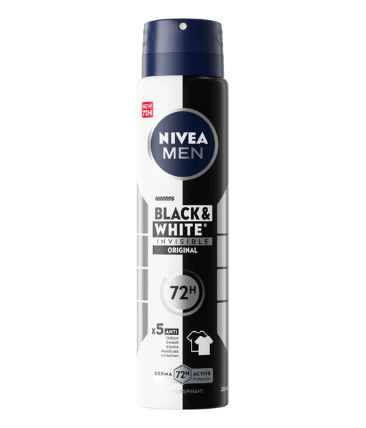 NIVEA FOR MEN DEODORANT AEROSOL B&W POWER