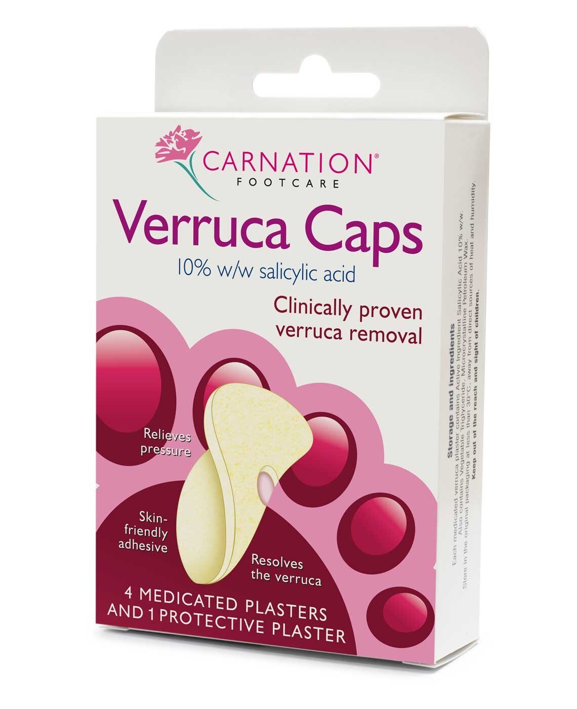 CARNATION VERRUCA CARE PLASTERS (PACK OF 4)