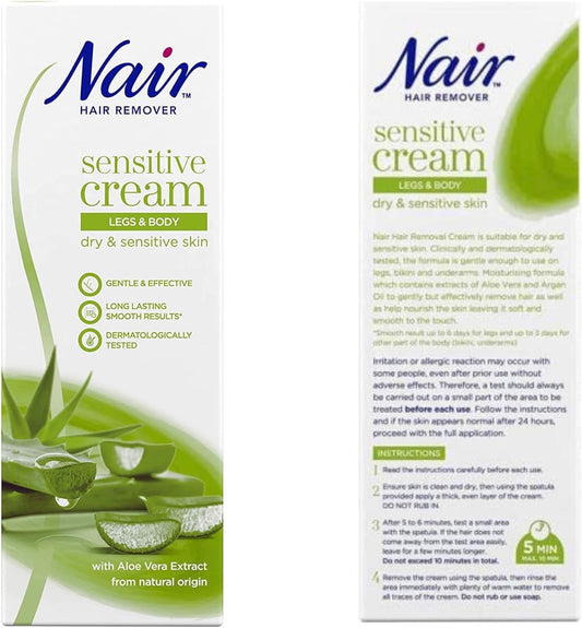 NAIR SENSITIVE ALOE VERA CREAM 100ML