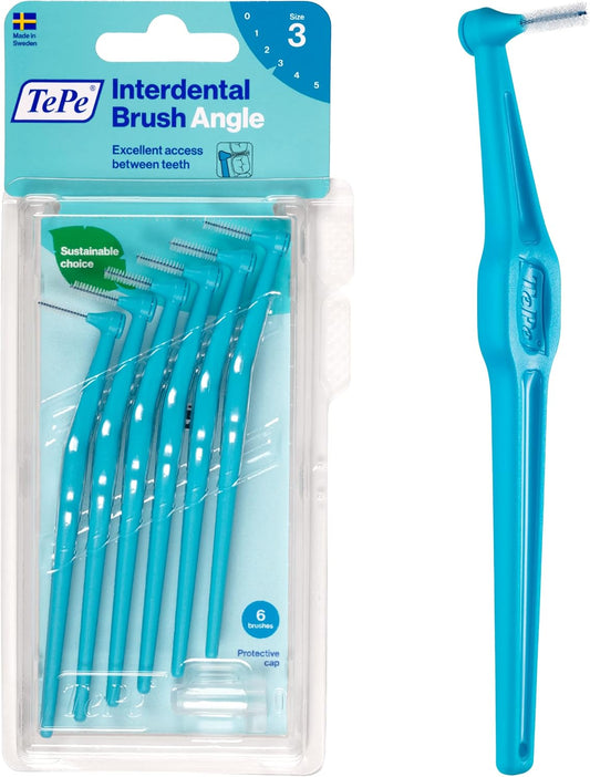 TEPE INTERDENTAL BRUSH 0.6 3 BLUE (PACK OF 6)