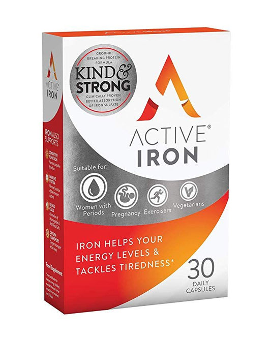 ACTIVE IRON FERROUS SULFATE CAPSULES (30 CAPSULES)
