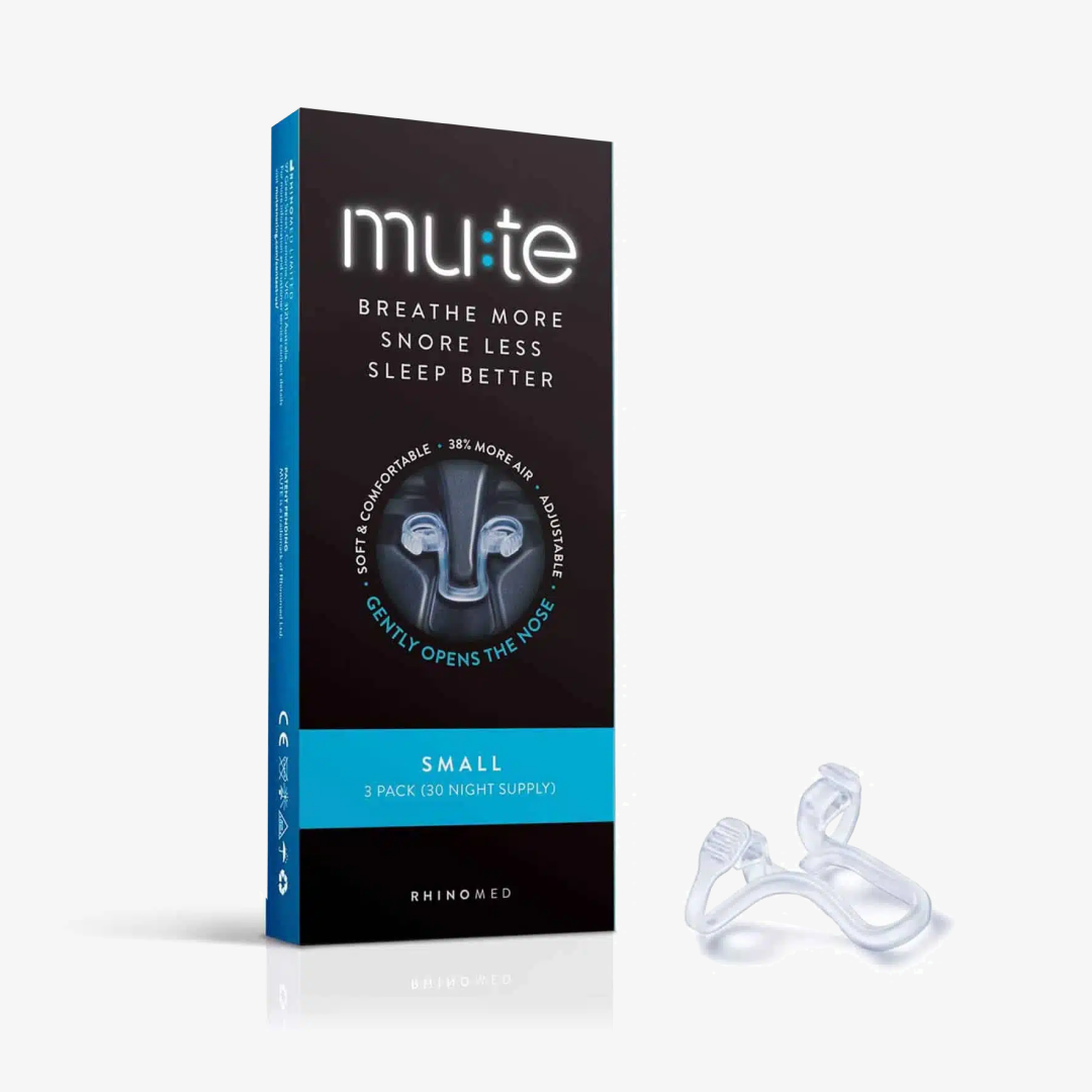 MUTE SNORE LESS SLEEP BETTER - S (3 PACK)