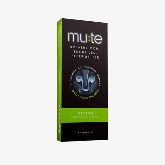 MUTE SNORE LESS SLEEP BETTER - M (3 PACK)