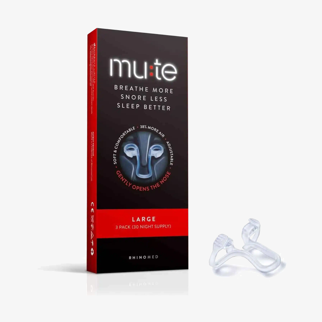 MUTE SNORE LESS SLEEP BETTER - L (3 PACK)