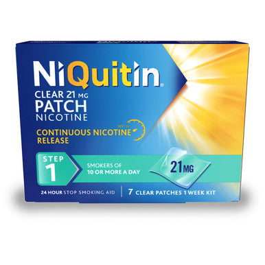 NIQUITIN CLR PATCH STEP 1 21MG (PACK OF 7)