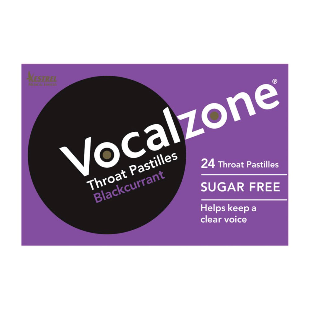 VOCALZONE THROAT PASTILLES B/CURRANT SF (PACK OF 24)