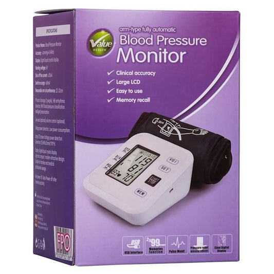 VALUE HEALTH BLOOD PRESSURE MONITOR ONE (1)