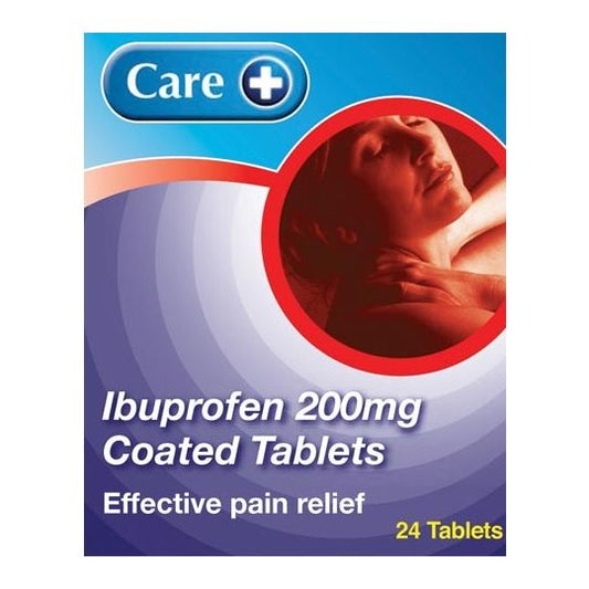 CARE IBUPROFEN TAB BP 200MG (24)