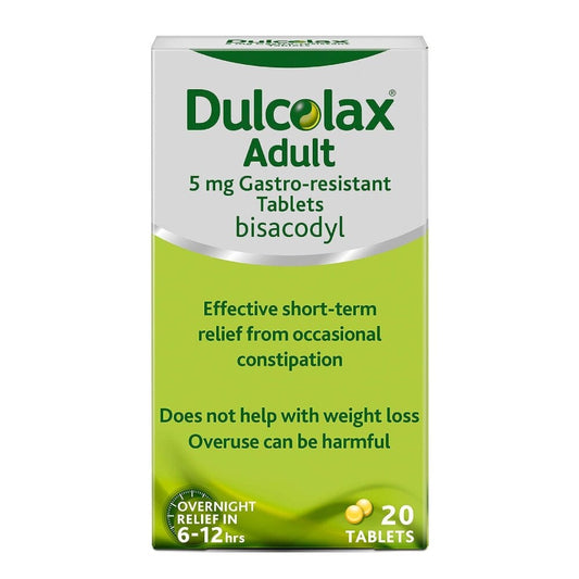 DULCOLAX ADULT 5MG GR TABLETS (PACK OF 20)