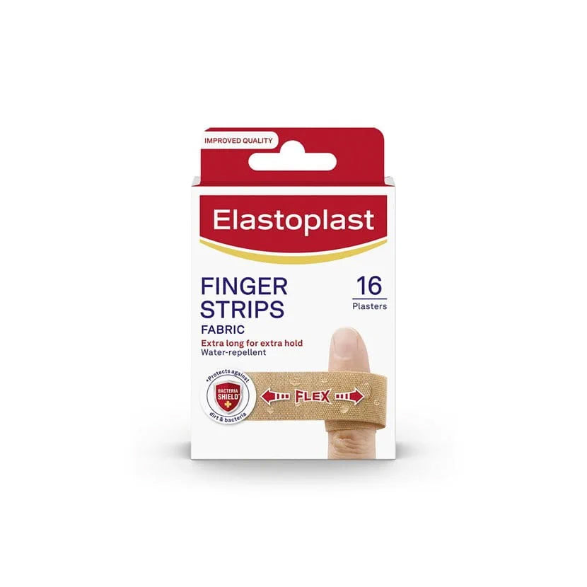 ELASTOPLAST FABRIC FINGER STRIPS (PACK OF 16)