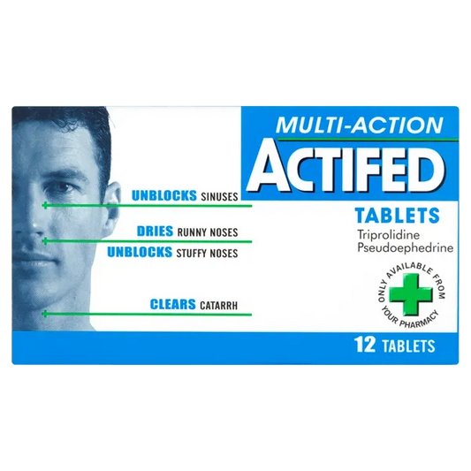 ACTIFED TAB MULTI-ACTION (PACK OF 12)
