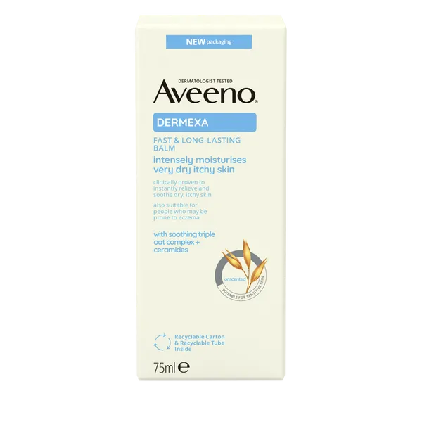 AVEENO DERMEXA FAST & LONG-LASTING BALM (75ML)