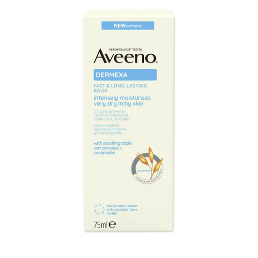AVEENO DERMEXA FAST & LONG-LASTING BALM (75ML)