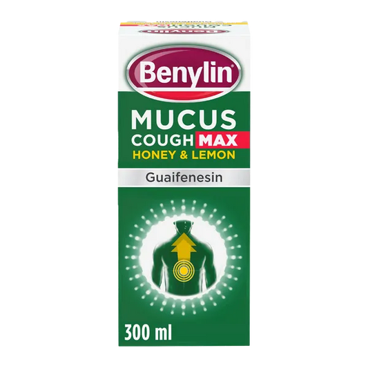 BENYLIN MUCUS COUGH MAX HONEY & LEMON (300ML)