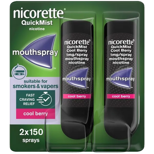 NICORETTE QUICKMIST DUO BERRY 1MG (PACK OF 2)