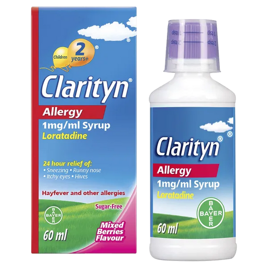 CLARITYN ALLERGY+2 MIX BERRY 1MG/ML SYR
