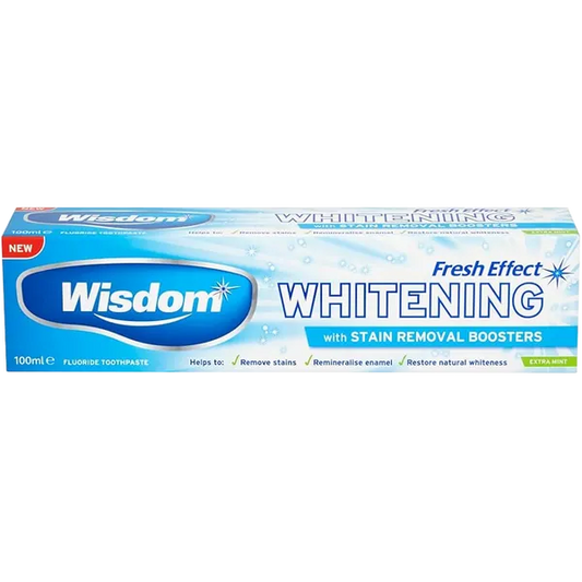 WISDOM FRESH EFFECT WHITENING TOOTHPASTE (100ML)