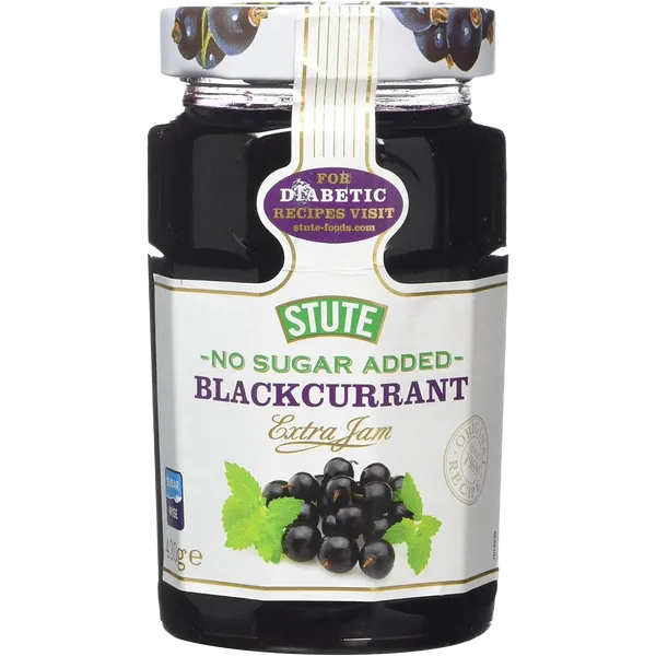 STUTE DIABETIC JAM BLACKCURRANT (430G)